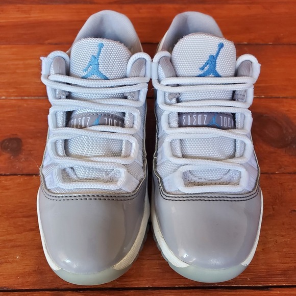 Nike Air Jordan 11 Low TD Shoes Toddler Kids 13C Cement Grey White 505835-140 - Picture 5 of 8